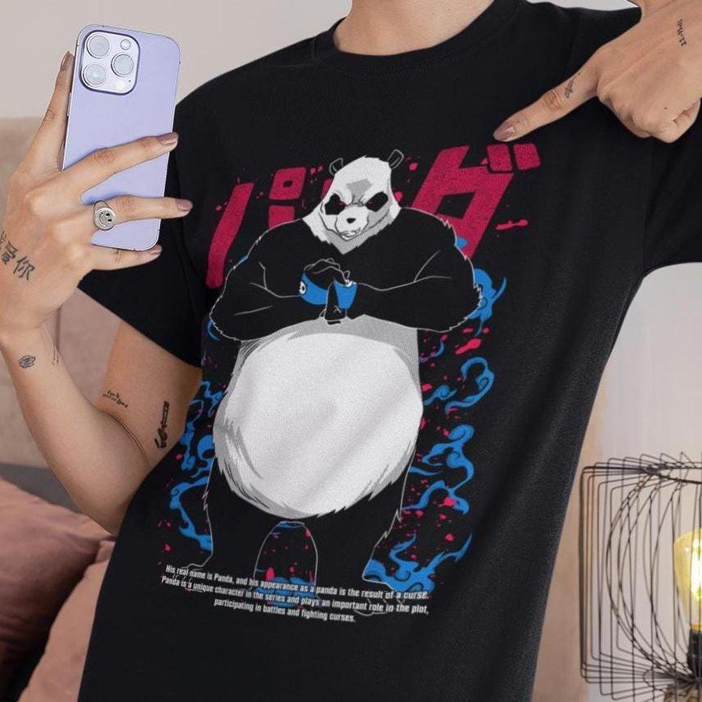 Panda Jujutsu Kaisen Jjk Manga Anime Vuitino Shirt